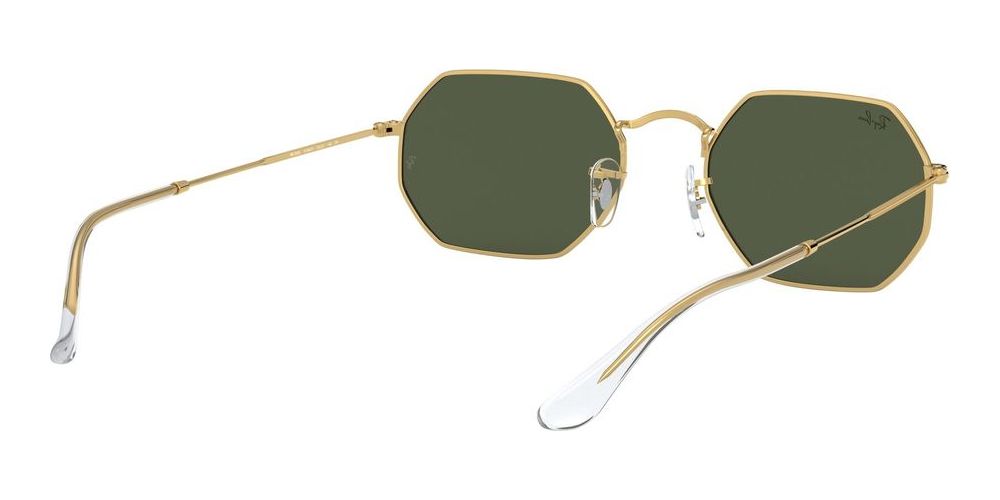 Ray-Ban OCTAGONAL RB 3556 LEGEND GOLD unisex Gold Geometric  display picture 2