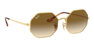 Ray-Ban OCTAGON RB 1972 unisex Gold Geometric Sunglasses