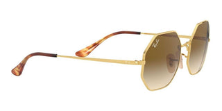 Ray-Ban OCTAGON RB 1972 unisex Gold Geometric Sunglasses