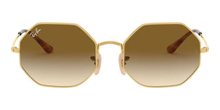 Ray-Ban OCTAGON RB 1972 unisex Gold Geometric Sunglasses