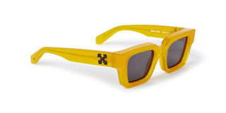 Off-White OERI008 VIRGIL M unisex Yellow Squared Sunglasses
