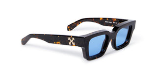 Off-White OERI008 VIRGIL M unisex Havana Squared Sunglasses