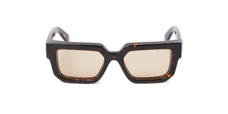 Off-white Oeri146 Silverstone Unisex Havana Squared Sunglasses