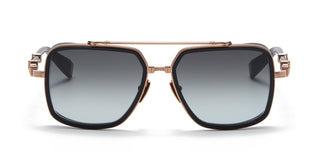 Balmain OFFICIER unisex Rose gold Geometric Sunglasses