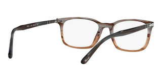 Persol OFFICINA PO 3189V men Grey Geometric Eyeglasses