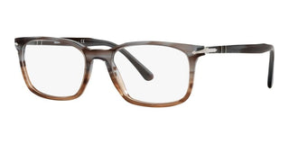 Persol OFFICINA PO 3189V men Grey Geometric Eyeglasses
