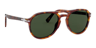 Persol OFFICINA PO 3235S unisex Havana Pilot Sunglasses