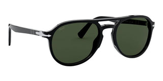 Persol OFFICINA PO 3235S unisex Black Pilot Sunglasses