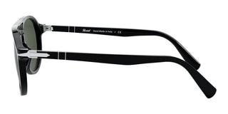 Persol OFFICINA PO 3235S unisex Black Pilot Sunglasses