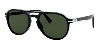 Persol OFFICINA PO 3235S unisex Black Pilot Sunglasses