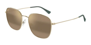 Maui Jim Olali Af Mj0657sa Unisex Gold Geometric Sunglasses
