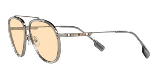 Burberry OLIVER BE 3125 men Grey Pilot Sunglasses
