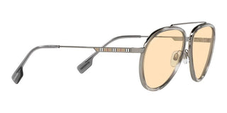 Burberry OLIVER BE 3125 men Grey Pilot Sunglasses