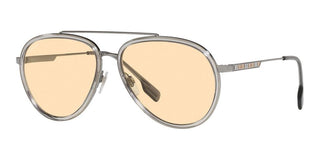 Burberry OLIVER BE 3125 men Grey Pilot Sunglasses
