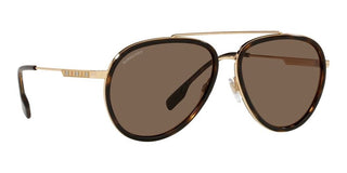 Burberry OLIVER BE 3125 men Havana Pilot Sunglasses