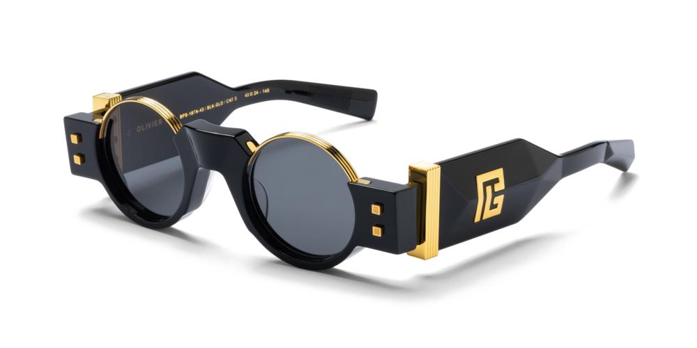 【オンライン限定商品】  EDITION LIMITED OLIVIER-II Balmain unisex Round Black 小物