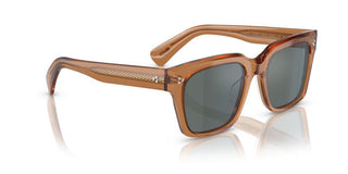 Oliver Peoples Ollice Ov 5564su Unisex Brown Squared Sunglasses