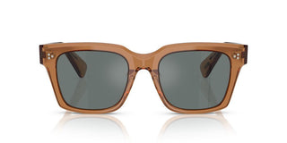 Oliver Peoples Ollice Ov 5564su Unisex Brown Squared Sunglasses