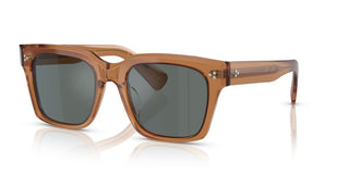 Oliver Peoples Ollice Ov 5564su Unisex Brown Squared Sunglasses