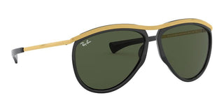Ray-Ban OLYMPIAN AVIATOR RB 2219 unisex Black Pilot Sunglasses
