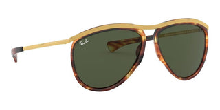 Ray-Ban OLYMPIAN AVIATOR RB 2219 unisex Havana Pilot Sunglasses