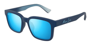 Maui Jim Opiopio Af Mj0659sa Men Blue Squared Sunglasses