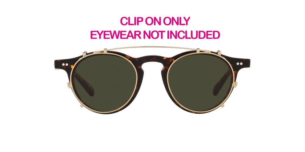 Oliver Peoples OP-13 CLIP ON OV 5504C unisex Gold Round Eyeglasses