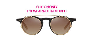 Oliver Peoples OP-13 CLIP ON OV 5504C unisex Gold Round Eyeglasses