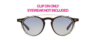 Oliver Peoples OP-13 CLIP ON OV 5504C unisex Silver Round Eyeglasses