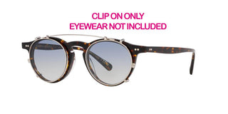 Oliver Peoples OP-13 CLIP ON OV 5504C unisex Silver Round Eyeglasses