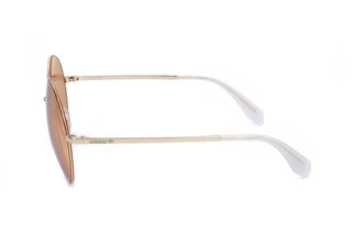 Adidas Originals OR0001 women Gold Round Sunglasses