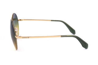 Adidas Originals OR0001 women Gold Round Sunglasses