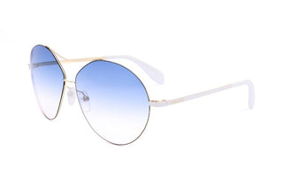 Adidas Originals OR0001 women Gold Round Sunglasses