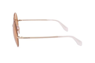Adidas Originals OR0002 women Gold Round Sunglasses