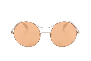 Adidas Originals OR0002 women Gold Round Sunglasses