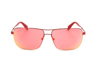 Adidas Originals OR0003 men Red Geometric Sunglasses