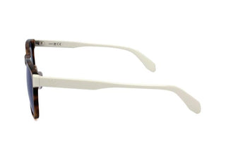 Adidas Originals OR0009-H men Havana Geometric Sunglasses