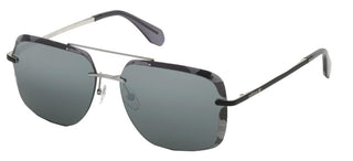 Adidas Originals OR0017 men Grey Geometric Sunglasses