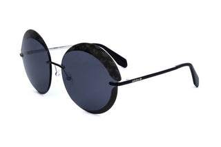 Adidas Originals OR0019 women Black Round Sunglasses