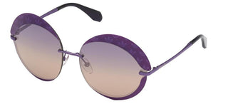 Adidas Originals OR0019 women Violet Round Sunglasses