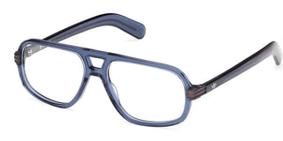 Adidas Originals OR5105 unisex Blue Geometric Eyeglasses