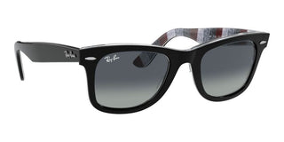 Ray-Ban ORIGINAL WAYFARER RB 2140 unisex Black Squared Sunglasses