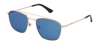 Police ORIGINS LITE 2 SPL996 unisex Rose gold Geometric Sunglasses
