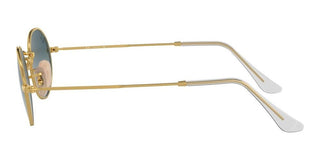 Ray-Ban OVAL RB 3547 unisex Gold Round Sunglasses