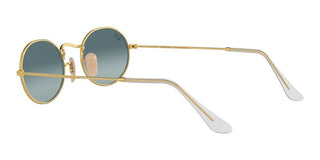 Ray-Ban OVAL RB 3547 unisex Gold Round Sunglasses