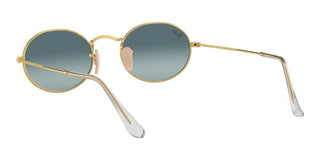 Ray-Ban OVAL RB 3547 unisex Gold Round Sunglasses