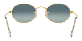 Ray-Ban OVAL RB 3547 unisex Gold Round Sunglasses