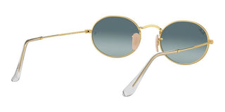 Ray-Ban OVAL RB 3547 unisex Gold Round Sunglasses