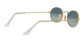 Ray-Ban OVAL RB 3547 unisex Gold Round Sunglasses