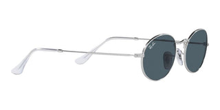 Ray-Ban OVAL RB 3547 unisex Silver Round Sunglasses